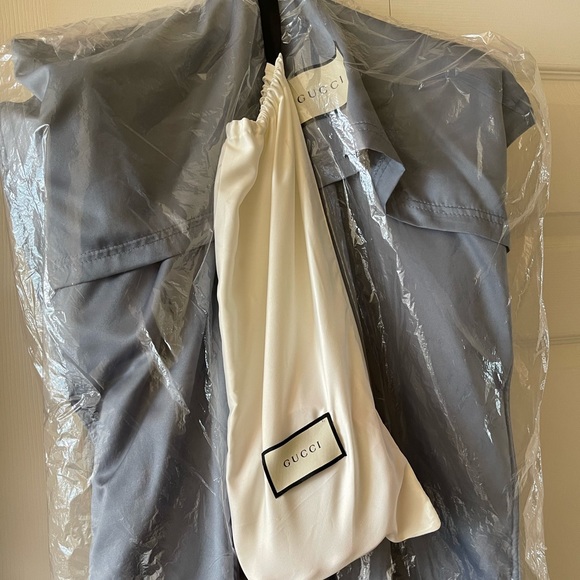 GUCCI WOOL SILK CREPE CADY ROMPER W/ GG BELT Size 4(US) - Picture 10 of 10